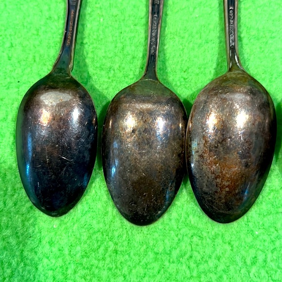 Vintage Wm Rogers President Spoons Lot of 6 (#2) - Picture 9 of 10